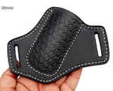 Ottoza Cross Draw Leather Knife Sheath Pocket Knife Sheath No:420