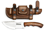 Ottoza Handmade D2 Steel Tracker Knife with Wood Handle No:116