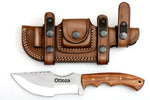 Ottoza Handmade D2 Steel Tracker Knife with Olive Wood Handle No:145