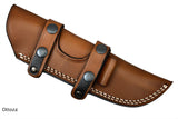 Ottoza Handmade Leather Knife Sheath LEFT Hand Knife Sheath No:102