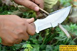 Ottoza Handmade D2 Steel Tracker Knife with Olive Wood Handle No:145