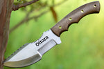 Ottoza Handmade D2 Steel Tracker Knife with Walnut Wood Handle No:200