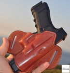 Ottoza Leather Gun Holster for GLOCK (17/19/19X/23) RIGHT Hand Holster No:243