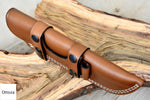 Ottoza Handmade Leather Knife Sheath LEFT Hand Knife Sheath No:102