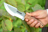 Ottoza Handmade D2 Steel Tracker Knife with Olive Wood Handle No:145